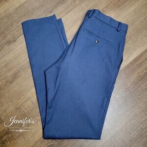 Zara Men's Blue Textured Weave Dress Pants Size 30